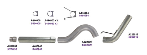 Diamond Eye 5in DPF-BACK AL 2013 DODGE 6.7L CUMMINS - K5256A