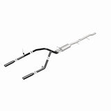 MagnaFlow SYS Cat-Back 3.5in Black Dual Split Rear Tips 10-13 Chevy Silverado / GMC Sierra 5.3L - 15362