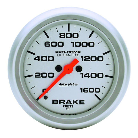 AutoMeter Gauge Brake Press 2-5/8in. 1600PSI Digital Stepper Motor Ultra-Lite - 4467