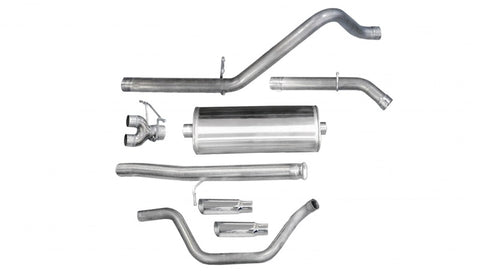 Corsa/dB 10-13 Chevrolet Silverado Ext. Cab/Std. Bed 1500 4.8L V8 Polished Sport Cat-Back Exhaust - 24907