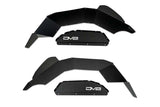 DV8 Offroad 20-24 Jeep Gladiator JT Rear Inner Fender Liners - Satin Black - INFEND-07RB