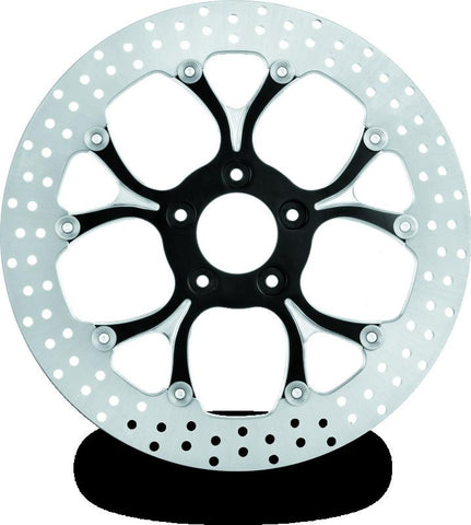 Performance Machine Disc/Carr 13x.20 Sf Galaxy Left - Contrast Cut Platinum - 0133-3015GALLS-BMP
