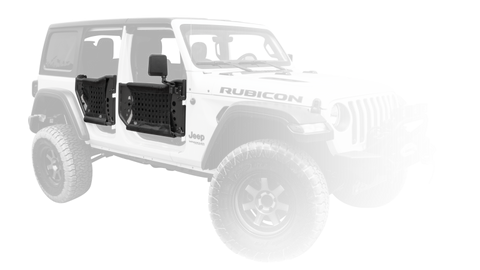 Body Armor 4x4 2018+ Jeep Wrangler JL and Gladiator JT Trail Doors Rear Pair - JL-6150