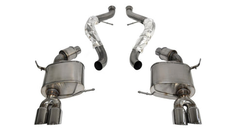 Corsa 2008-2012 BMW M3 E90 Polished Sport Cat-Back Exhaust - 14569