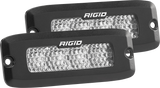 Rigid Industries SRQ - 60 Deg. Lens - White - Flush Mount - Set of 2 - 925513