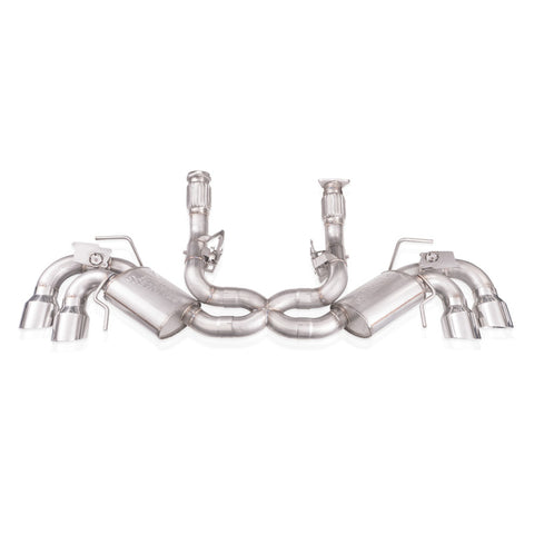 Stainless Works 20-21 Chevrolet Corvette C8 6.2L Redline Cat-Back Exhaust w/ Polished Tips - C8CBR