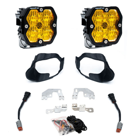 Baja Designs 19-24 Mercedes Sprinter 1500/2500/3500 Squadron Sport 2.0 Fog Pkt Kit (WC) - Baja Amber - 440026