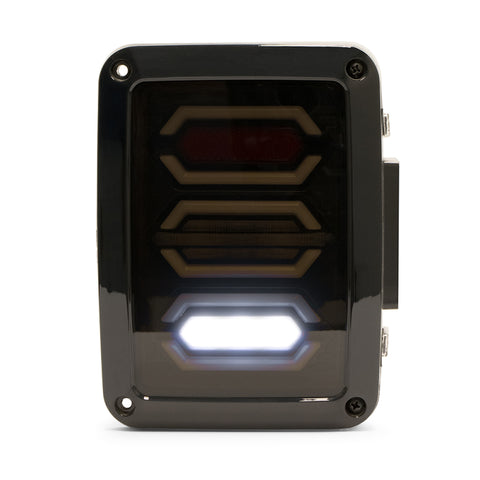 DV8 Offroad 07-18 Jeep Wrangler JK Octagon LED Tail Light - TLJK-02
