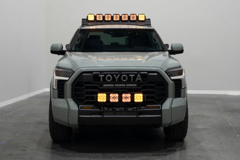 Diode Dynamics 2022 Toyota Tundra SS5 Grille CrossLink Lightbar Kit - Yellow Pro Combo - DD7410