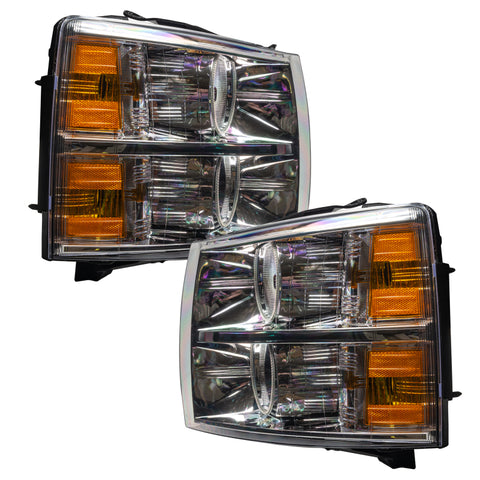 Oracle 07-13 Chevrolet Silverado SMD HL - Round Style - ColorSHIFT - 7007-330