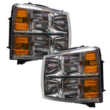 Oracle 07-13 Chevrolet Silverado SMD HL - Round Style - ColorSHIFT w/ Simple Controller - 7007-504