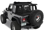 Bestop 18-26 Jeep Wrangler JL 2-Door Halftop Conversion Kit (Black Diamond) - 80101-35