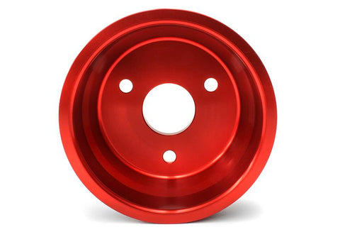PERRIN 15-21 Subaru WRX / 18-20 Crosstrek / 14-18 FXT Lightweight Water Pump Pulley - Red - PSP-ENG-111RD