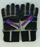 Granatelli X-Large Mechanics Work Gloves - Red/Gray/Black - 706523