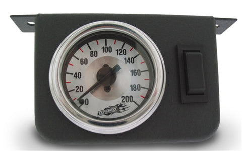 Air Lift Dual Needle Gauge Panel With Two Switches- 200 PSI - 26157