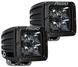 Rigid Industries D-Series Midnight Edition - Spot - Set of 2 - 202213BLK