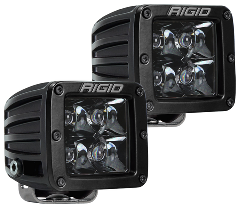 Rigid Industries D-Series Midnight Edition - Spot - Set of 2 - 202213BLK