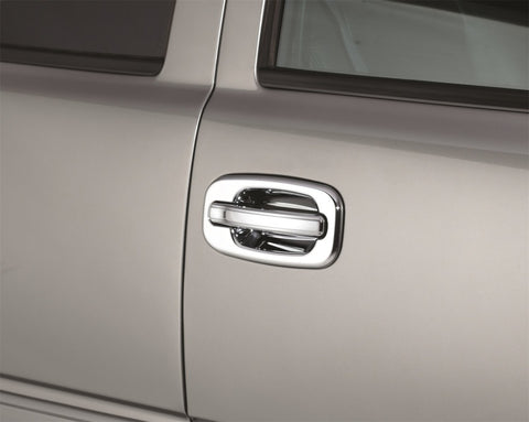 AVS 99-06 Chevy Tahoe (w/o Passenger Keyhole) Door Handle Covers (4 Door) 8pc Set - Chrome - 685206