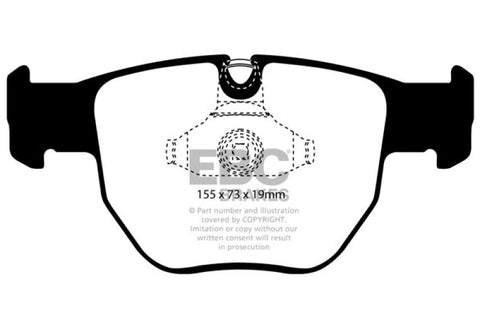 EBC 03-05 Land Rover Range Rover 4.4 Greenstuff Front Brake Pads - DP61463