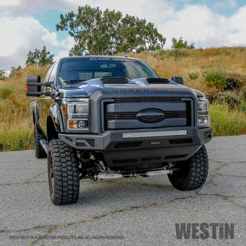 Westin 11-16 Ford F-250/350/450/550 Pro-Mod Skid Plate - Tex. Blk - 58-71205