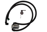 J&amp;L 2021-2024 Ford F-150 3.5L Passenger Side Oil Separator 3.0 - Clear Anodized - 3028P-C