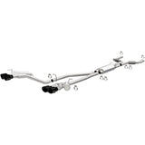 MagnaFlow 20-21 Ford Explorer 3.0L V6 Dual Exit Quad Black Chrome Tip Street Series Cat-Back Exhaust - 19515