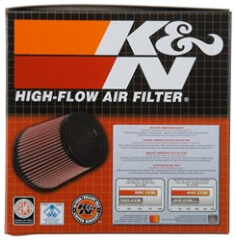 K&N Universal Rubber Filter 5in Flange ID x 6.5in Base OD x 4.5in Top OD x 4.125in Height - RU-5163