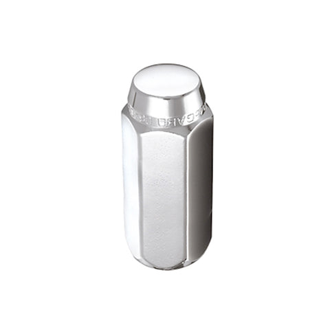 McGard Hex Lug Nut (Cone Seat) M12X1.75 / 13/16 Hex / 1.815in. Length (4-Pack) - Chrome - 64019