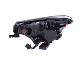 ANZO 2008-2011 Ford Focus Projector Headlights Black - 121272