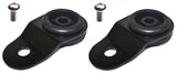 Torque Solution Radiator Mount Combo with Inserts (Black) : Mitsubishi Evolution 7/8/9 - TS-EV-009ic