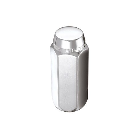 McGard Hex Lug Nut (Cone Seat) M12X1.75 / 13/16 Hex / 1.815in. Length (4-Pack) - Chrome - 64019