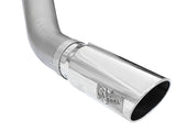 aFe MACHForce XP Exhaust Large Bore 5in DPF-Back Alu. 13-15 Dodge Trucks L6-6.7L (td) *Polish Tip - 49-02051-1P