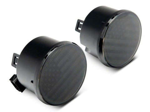 Raxiom Axial Series Turn Signal Lights Old Glory 07-18 Jeep Wrangler JK - J165072