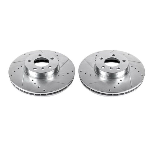 Power Stop 07-18 BMW X5 Front Evolution Drilled & Slotted Rotors - Pair - EBR852XPR