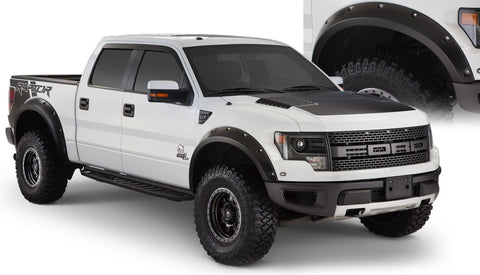 Bushwacker 10-14 Ford F-150 SVT Raptor Pocket Style Flares 4pc - Black - 20938-02