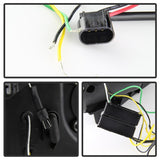 Spyder 08-10 Ford F-250 Ver 2 Proj Headlight - Switch Back Light Bar - Chrome - PRO-YD-FS08V2-SBLB-C - 5086211