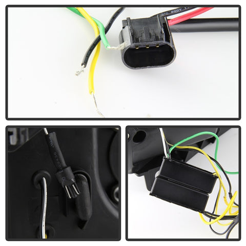 Spyder 08-10 Ford F-250 Ver 2 Proj Headlight - Switch Back Light Bar - Chrome - PRO-YD-FS08V2-SBLB-C - 5086211