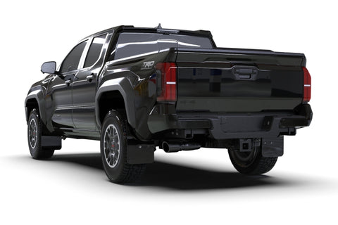 Rally Armor 24-26 Toyota Tacoma Gen 4 Black UR Mud Flap w/Metallic Black Logo - MF114-UR-BLK-MBK
