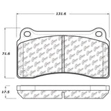 StopTech Street Touring Brake Pads - Rear - 308.13830