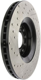 StopTech 05-06 Audi A4 Quattro/ 02-04 A6 Quattro / 99-02 S4 Front Left Slotted & Drilled Rotor - 127.33096L