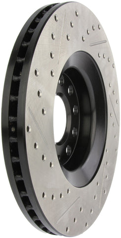 StopTech 05-06 Audi A4 Quattro/ 02-04 A6 Quattro / 99-02 S4 Front Left Slotted & Drilled Rotor - 127.33096L