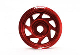 PERRIN 93-14 Subaru Impreza (Incl. 02-14 WRX) / 04-21 STI Lightened Crank Pulley - Red - PSP-ENG-100RD