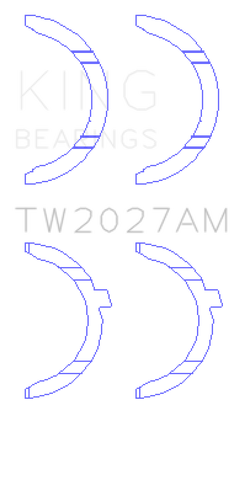 King AUDI AAH, BUG, CCWA,CTBA Thrust Washer Set - TW2027AM