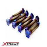 BLOX Racing Titanium Extended Wheel Studs M12X1.5mm 8Pcs Honda Fitment - Burnt - BXAC-00176-B