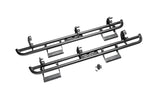 N-Fab RKR Step System 2022 Nissan Frontier CC (All Beds) Gas SRW - Cab Length - Tex. Black - 1.75in - N224RKRCCS4
