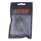 DeatschWerks 6AN Flare Female Swivel 90-Degree to 6AN Flare Female Swivel - Anodized Matte Black - 6-02-0215-B