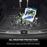 3D MAXpider 20-21 Mercedes GLB-Class 7-Seat Behind 3rd Row Seatback Protector Cargo Liner - Black - M1MB1311309