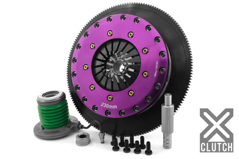 XClutch 07-12 Ford Mustang Shelby GT500 5.4L 9in Twin Solid Organic Clutch Kit - XKFD23681-2G