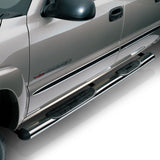 Westin 2004-2013 Chevy Silverado 1500 Crew Cab Premier Oval Nerf Step Bar Mount Kit - Black - 22-1075