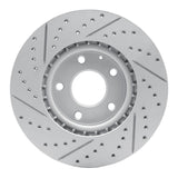 R1 13-19 Mazda Cx-5 Front Right Drilled & Slotted Geo-Carbon Rotor - 830-80080R